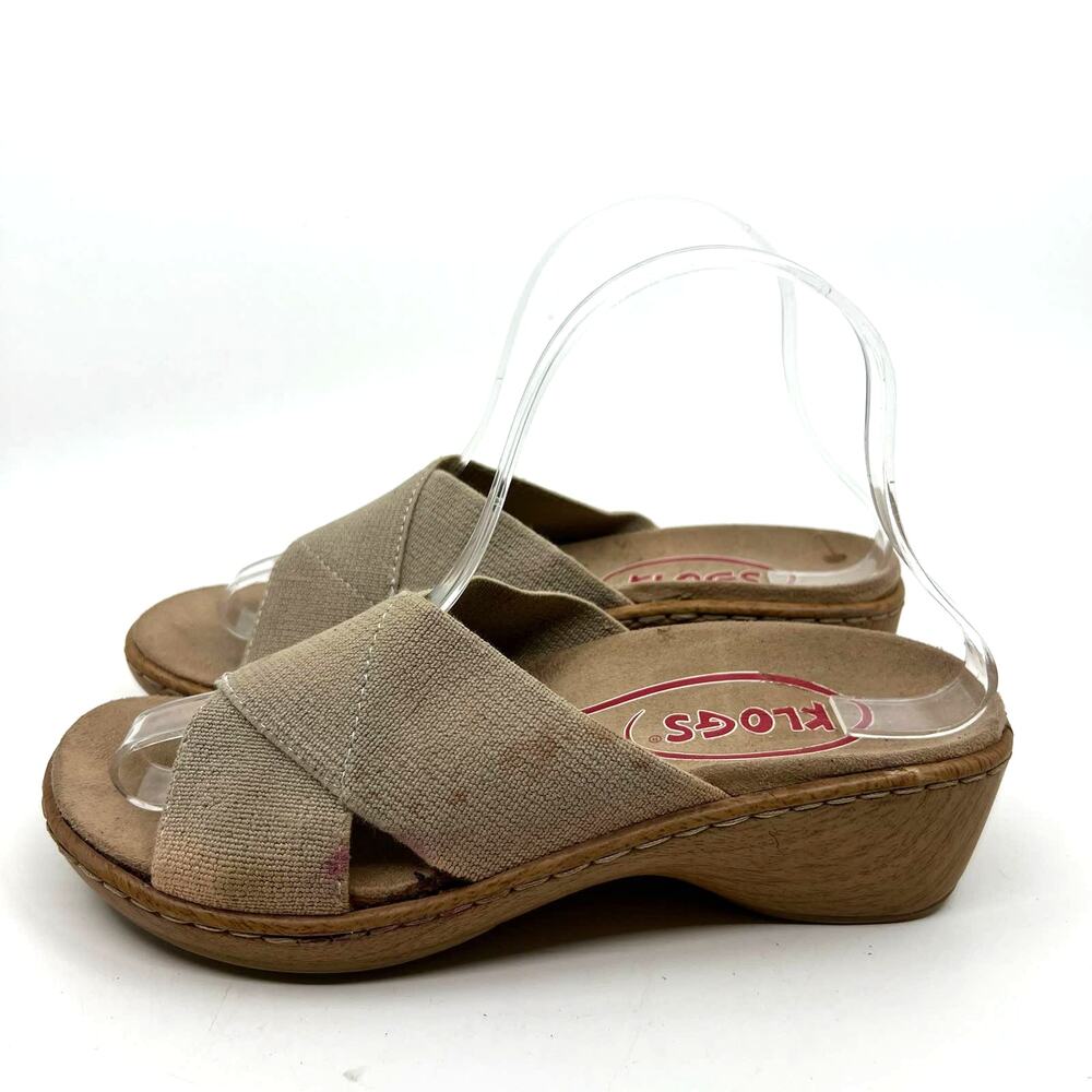 KLOGS Beige Slide Clogs Women's 7 US - Picture 2 of 9